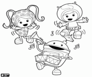 desenho de A dança dos Umizoomi para colorir