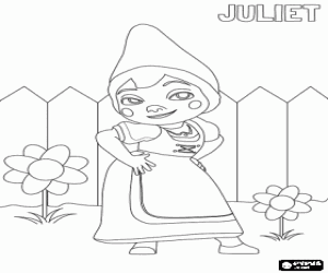 desenho de A gnomo de jardim Julieta para colorir
