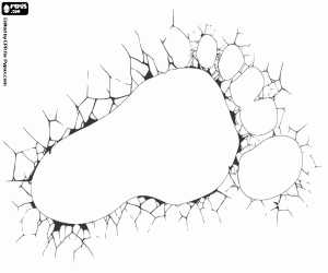 desenho de A grande pegada do Pé-grande para colorir