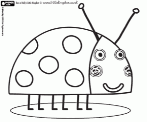 desenho de A joaninha Gaston para colorir