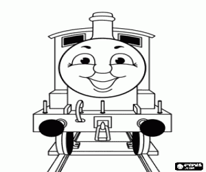 desenho de A locomotiva Thomas para colorir