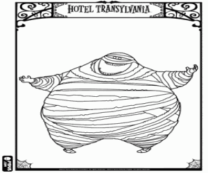 desenho de A múmia Murray para colorir