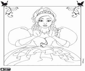 desenho de A princesa Giselle, Enchanted para colorir