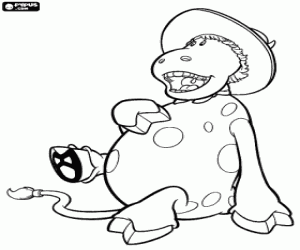 desenho de A vaca Ermitrude para colorir