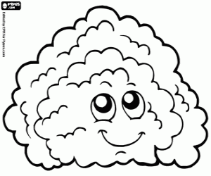 desenho de Alface para a salada para colorir