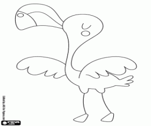 desenho de Alice e um croquete especial para colorir