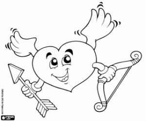 desenho de Amor para colorir