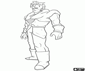 desenho de Androide n º 16, Dragon Ball Z para colorir
