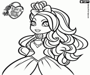 desenho de Apple White, Ever Afer High para colorir