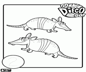 desenho de Para aprender o número dois para colorir