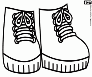 desenho de As botas do caçador para colorir