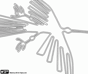 desenho de As linhas de Nazca, Peru para colorir