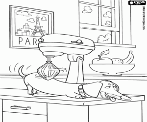 desenho de As massagens engraçadas de Buddy para colorir