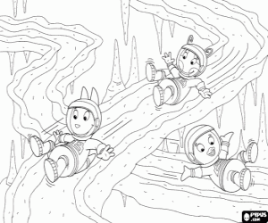 desenho de Os astronautas de Backyardigans para colorir