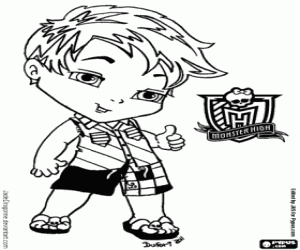 desenho de Baby Jackson Jekyll para colorir