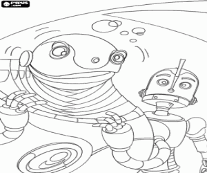 desenho de Bigweld e Rodney, Robôs para colorir