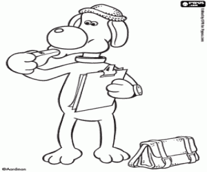 desenho de Bitzer é o treinador para colorir