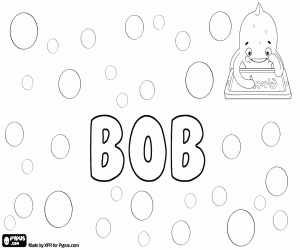 desenho de Bob, diminutivo masculino para colorir