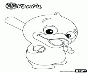 desenho de Bolly joga beisebol para colorir