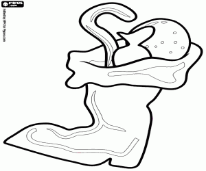 desenho de Bota de Papai Noel com presentes para colorir