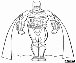 desenho de Bruce Wayne é Batman para colorir