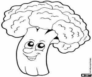 desenho de Brócolis para colorir