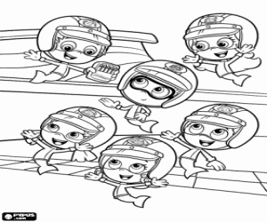 desenho de Bubble Guppies na Crayon Prix para colorir