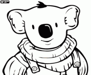 desenho de Buster dos irmãos Koala para colorir