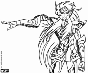 desenho de Camus de Aquário para colorir