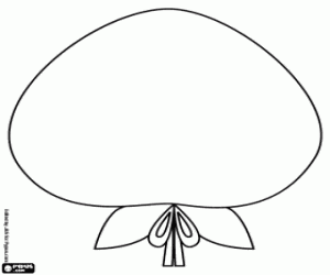 desenho de O capuz vermelho da menina para colorir