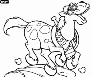 desenho de O cavalo do Cocoricó, Alípio para colorir