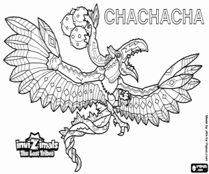 desenho de Chachacha, Invizimals Tribos Perdidas para colorir