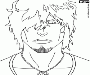 desenho de Chad, personagem de Bleach para colorir