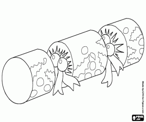 desenho de Um Christmas cracker para colorir