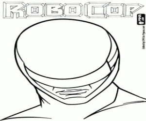 desenho de O ciborgue RoboCop para colorir