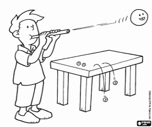 desenho de Cinco em um pod, história para crianças para colorir