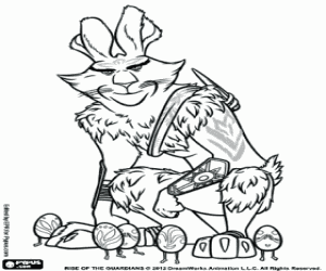 desenho de Coelhinho, coelho de Páscoa para colorir