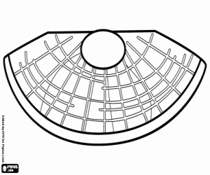 desenho de Um colar de ouro do Egito antigo para colorir