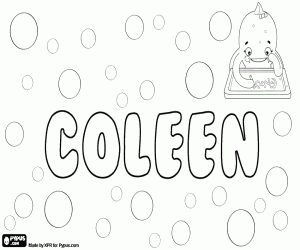 desenho de Coleen, variante de Colleen para colorir