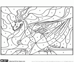 desenho de Colorir o dragão Hookfang para colorir