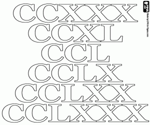 desenho de Contar em dezenas de 230 a 280 para colorir