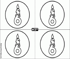 desenho de Convite para minha festa de seis anos para colorir