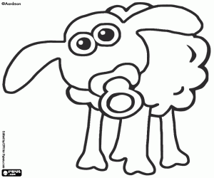 desenho de O cordeirinho Timmy para colorir