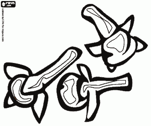desenho de Cravo seco, uma especiaria para colorir