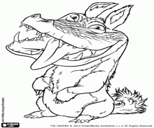 desenho de O crocodilo cão Douglas para colorir