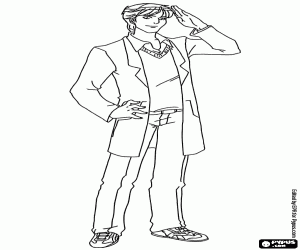desenho de Dean, personagem de Totally Spies para colorir