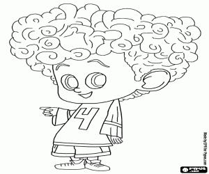 desenho de Dennis é neto de Drácula para colorir