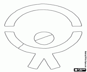 desenho de Dia contra testes nucleares para colorir