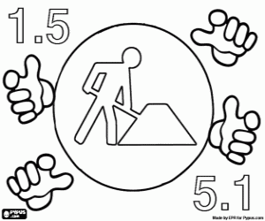 desenho de Dia do trabalho 1 de maio para colorir