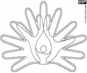 desenho de Dia das doenças raras para colorir